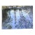 "Moving Water" Contemporary Expressionist Landscape Painting on Paper by Bryan Young For Sale