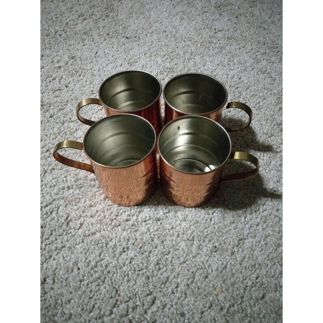 1980s Gorgeous Baker Hart & Stuart Copper Tumblers - Set of 4 For Sale In Dallas - Image 6 of 6