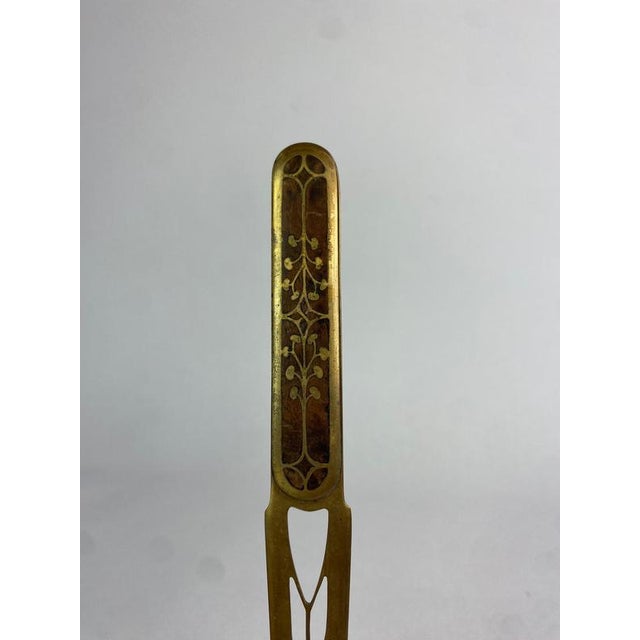 Wood Jugendstil Writing Set attributed to Erhard & Sohne Germany, 1890s, Set of 3 For Sale - Image 7 of 11