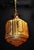 Antique Art Nouveau Flame Glass and Bronze Pendant Light, 1910 For Sale - Image 10 of 18