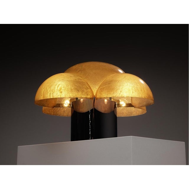 1960s 1960s Gianemilio, Piero and Anna Monti for Candle 'Luna' Table Lamp in Fiberglass For Sale - Image 5 of 6