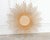 1950s Vintage Sunburst Mirror in Gilded Metal and Curved Glass from Chaty Vallauris, 1950s For Sale - Image 5 of 6