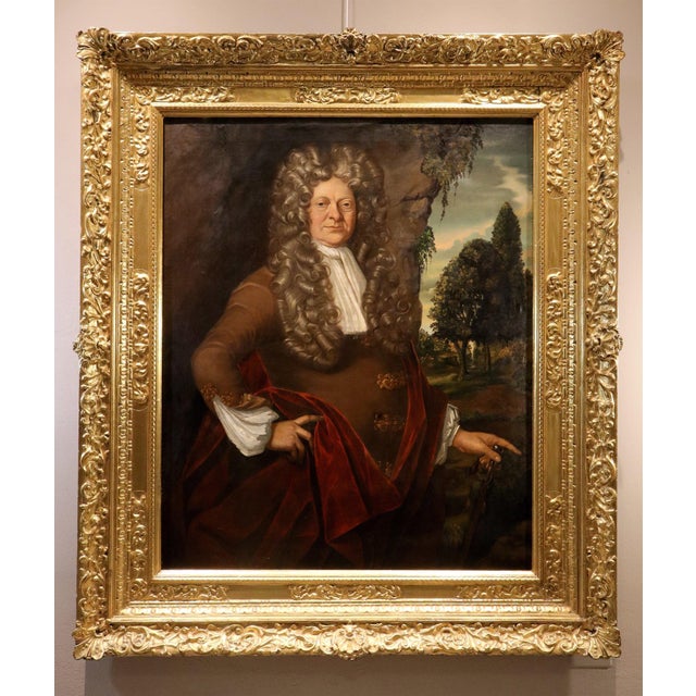 Jonathan Richardson, Portrait of Hans Sloane, 1740, Oil on Canvas, Framed For Sale - Image 16 of 16