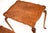 Wood Antique Burr Walnut Nest of Tables, 1930, Set of 3 For Sale - Image 7 of 11