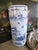 Chinoiserie Blue and White Willow Chinoiserie Umbrella Stand For Sale - Image 3 of 8