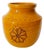 Vintage Yellow Ceramic Cache Pot by Aldo Londi for Bitossi, 1970s For Sale