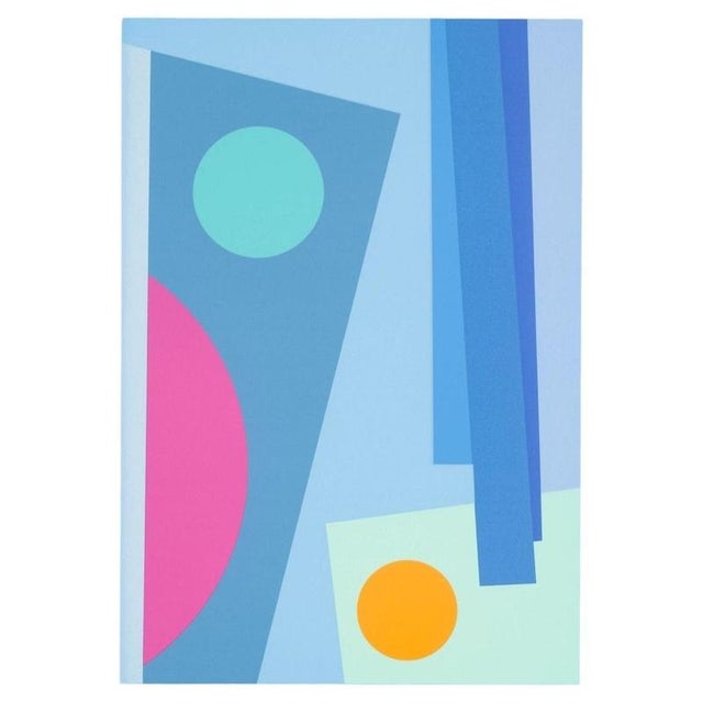 Bamse Kragh-Jacobsen, Colorful Geometric Abstract Work, Serigraph on Paper For Sale - Image 6 of 6