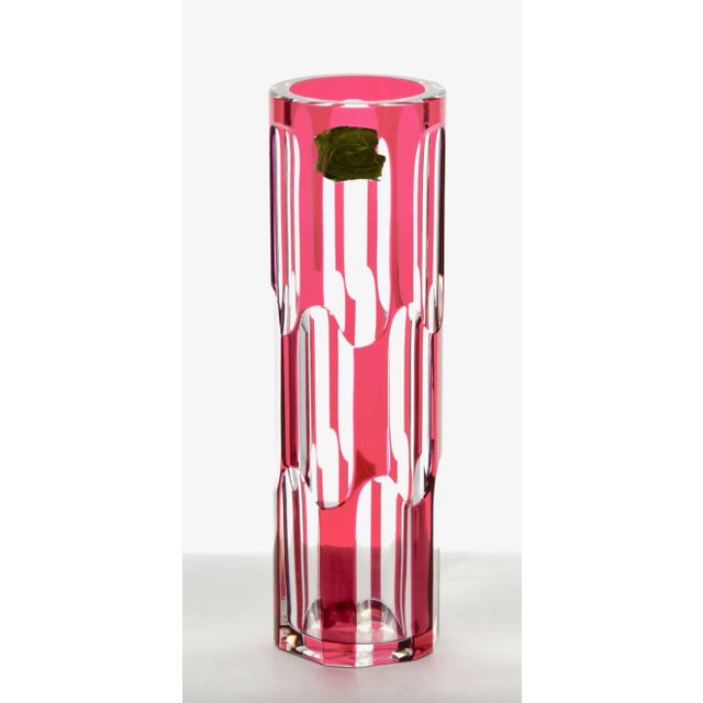 Crystal Vase by Charles Graffart for Val Saint Lambert For Sale - Image 3 of 12