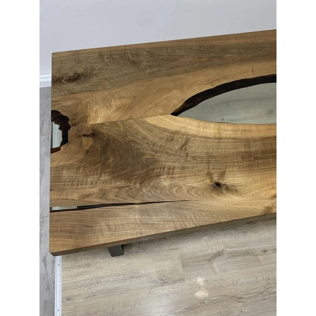 Vintage Epoxing Dining Table For Sale - Image 3 of 8