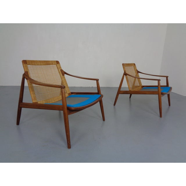 Teak Sofa and Lounge Chairs by Hartmut Lohmeyer for Wilkhahn, 1960s, Set of 3 For Sale - Image 15 of 18