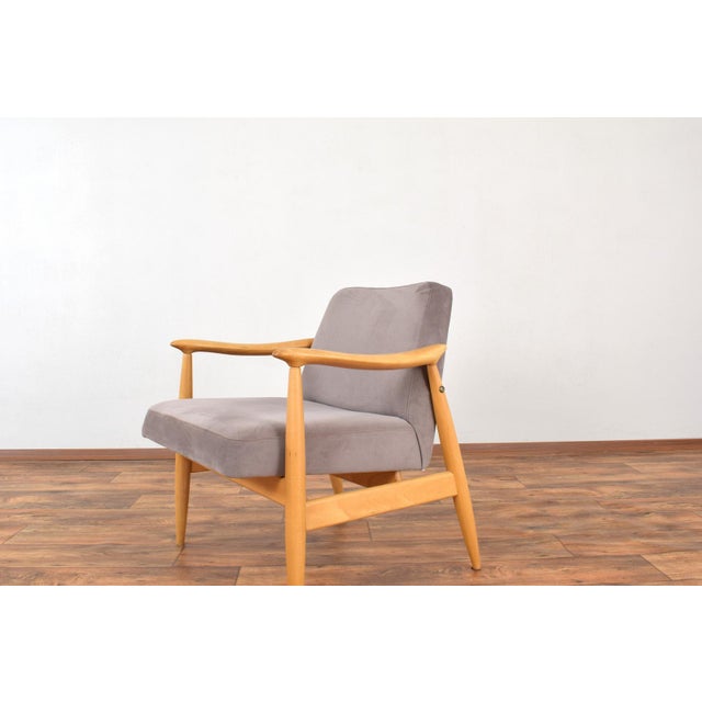 Mid-Century Modern Polish Lounge Chairs by J. Kędziorek, 1960s, Set of 2 For Sale - Image 11 of 15