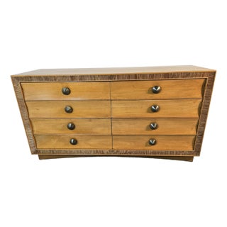 1940s Brown-Saltman Combed Wood Dresser, Attributed to Paul Frankl For Sale