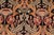 Shabby Chic Floral 1990's Pak-Persian Black/Gold Wool Rug - 6'1'' X 9'5'' For Sale - Image 4 of 9