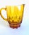 Hazel-Atlas Vintage Hazel-Atlas Reflection Amber Thumbprint Set of 5 – Pitcher & 4 Tumblers For Sale - Image 4 of 12