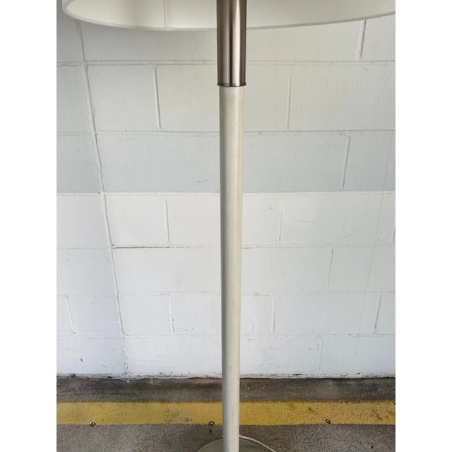 Currey & Company Currey & Company Modern Gray Wood Bravo Floor Lamp For Sale - Image 4 of 4