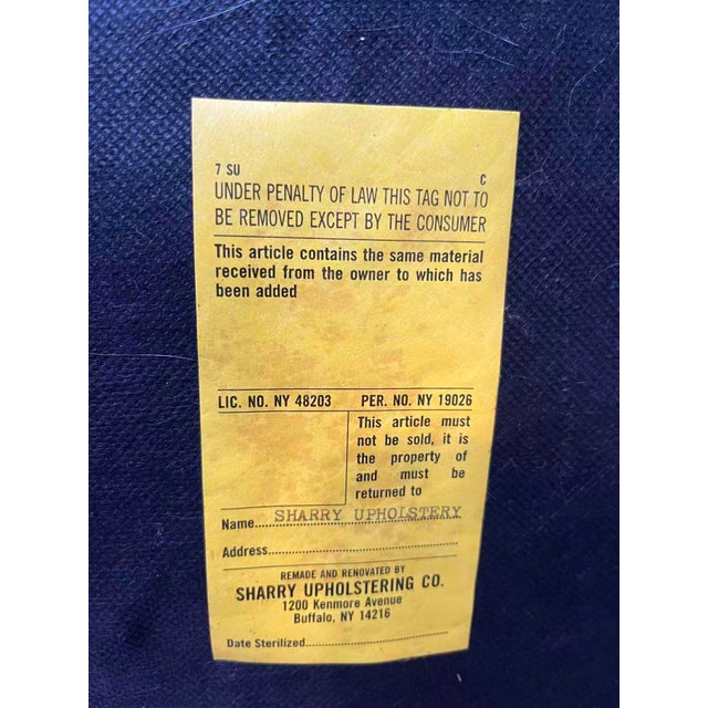 C. 1870 Antique American Victorian Rococo Revival Mahogany Parlor Chair With Carved Crest, Ball-and-Claw Feet, Tapestry Upholstery For Sale - Image 13 of 13