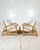 Mid-Century Modern Vintage Rattan Lounge Chairs- A Pair For Sale - Image 3 of 12