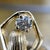 18k Yellow Gold Sculpted Female Figure Diamond Solitaire Ring, Size 6 For Sale - Image 11 of 11