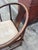 Mid 20th Century Mid 20th Century Michael Taylor for Baker Asian Inspired Horseshoe Back Single Chair For Sale - Image 5 of 12