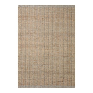 Jean Stoffer x Loloi Cornwall Lt Grey / Natural 2'-6" x 9'-9" Runner Rug For Sale