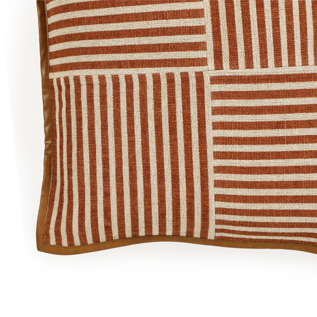 The Kora Pillow brings natural texture and subtle pattern to any space. Made from striped cotton jute, it feels both soft...