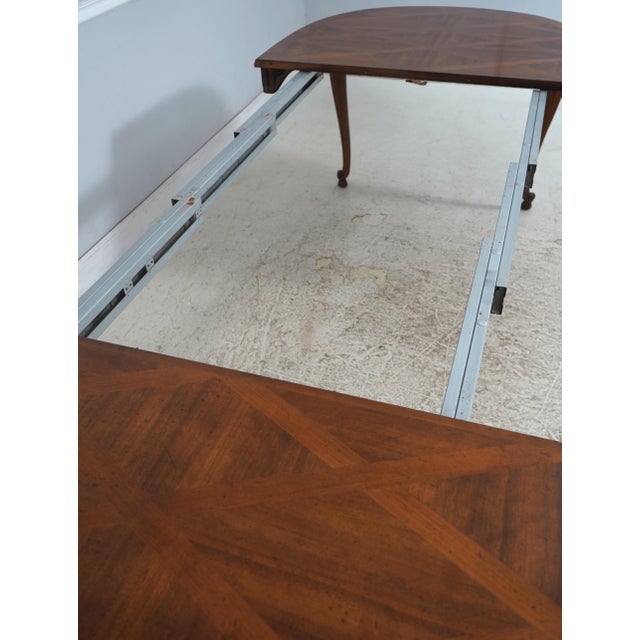 Baker French Walnut Dining Room Table For Sale - Image 12 of 18