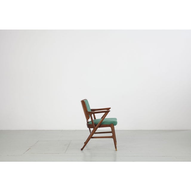 1950s Vintage Armchairs by Enrico Ciuti, 1950, Set of 6 For Sale - Image 5 of 18
