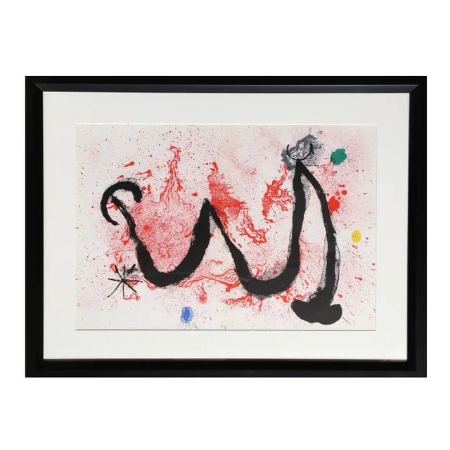 Modern Joan Miró, Danse De Feu From Derriere Le Miroir, Lithograph For Sale - Image 3 of 3