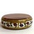 DETAILS A small antique snuff, pill or trinket box with champlevé enamel sides with a band of flowering vine decoration....