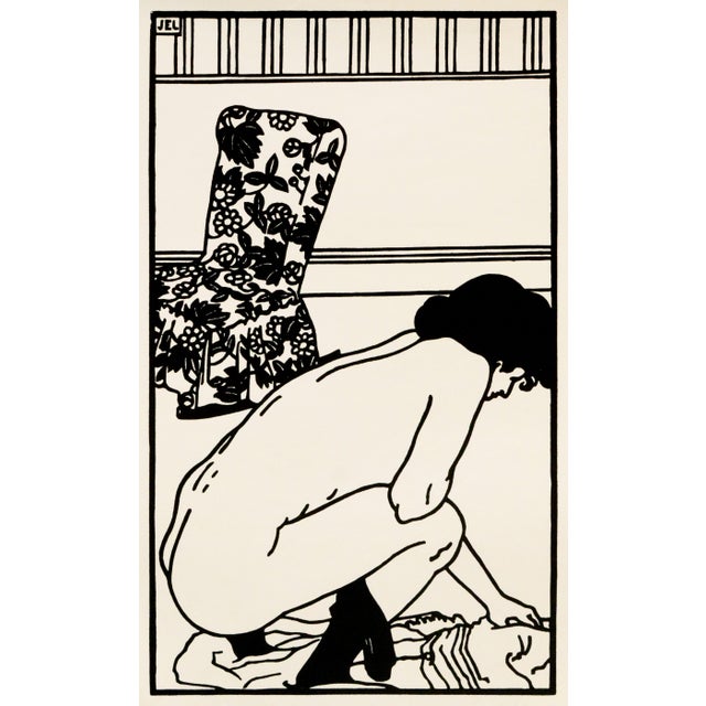 Illustration 1988 French Exhibition Poster, Laboureur Exhibition at Pavillion Des Arts in Paris For Sale - Image 3 of 4