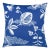 The House Of Scalamandré Pepper Square Pillow In Royalblue For Sale