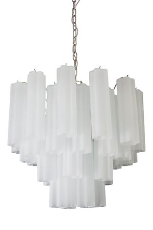 Vintage Murano Glass Tube Pendant Light, 1990s