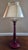Bring classic sophistication with this Vintage Wood and Brass Candlestick Library Lamp. Inspired by traditional European...