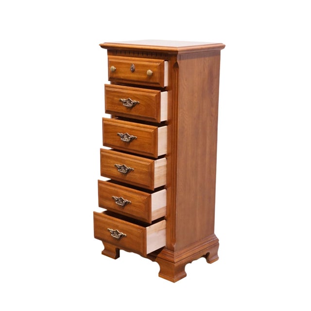 Sumter Cabinet Co. Sterling Oak Collection Country French 22" Lingerie Chest 1807-993 For Sale In Kansas City - Image 6 of 13