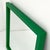 Postmodern Green Square Frame Mirror by Anna Castelli Ferrieri for Kartell, 1980s For Sale - Image 3 of 7