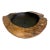 Late 20th Century Hand-Carved Live Edge Rustic Wood Bowl For Sale