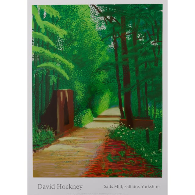 Path Through the Forest Poster after David Hockney For Sale
