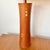 Mid-Century Modern Rare Turned Teak and Ceramic Martz Dots Lamp With Shade For Sale - Image 3 of 7