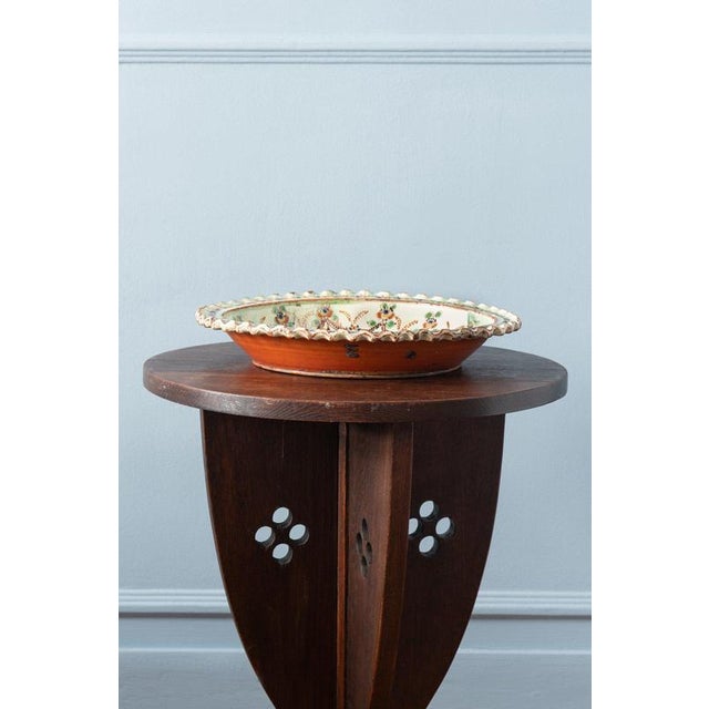 French Arts & Crafts Oak Pedestal Table, 1920 For Sale - Image 9 of 11