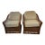 Pair of Wicker Outdoor Lounge Chairs From Mainly Baskets For Sale