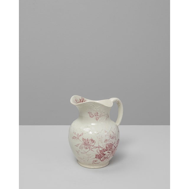 20th Century Belgian Red Chinoiserie Ceramic Pitcher For Sale - Image 18 of 18