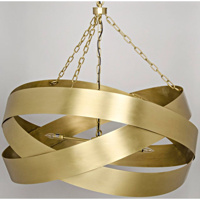 Contemporary NOIR Orion Pendent in Antique Brass For Sale - Image 3 of 3