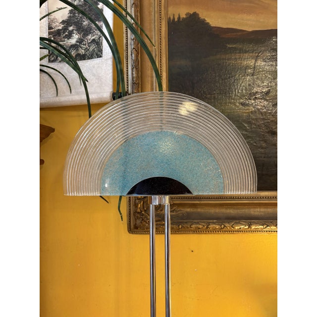 Vintage Floor Lamp in Chrome Plating, 1980s For Sale - Image 12 of 13