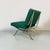 Set of Italian Modern Steel and Green Cotton Lounge Chairs attributed to Gastone Rinaldi, 1970s For Sale - Image 12 of 18