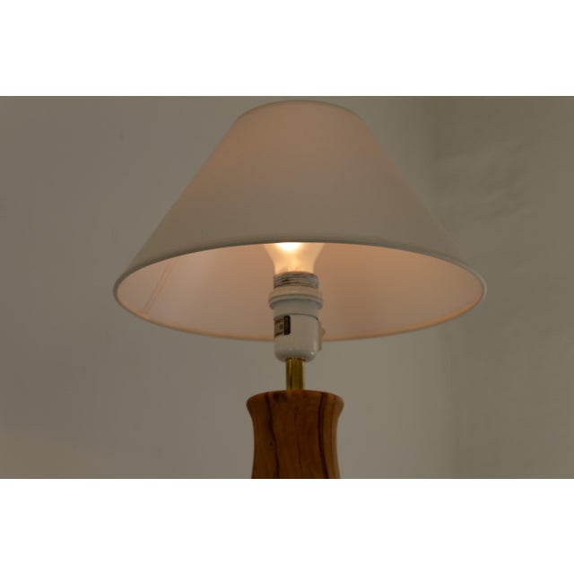 Danish Wooden Table Lamp, 1970s For Sale - Image 9 of 18