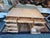 Tan Bielecky Brothers Rattan Desk With Filing Drawers For Sale - Image 8 of 14