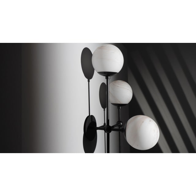 Gravity-defying playfulness requires technical precision. Suggestive minimalism of connective nodes creates a grid-like...