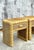 Coastal Vintage Coastal Woven Rattan Nightstands - a Pair For Sale - Image 3 of 16