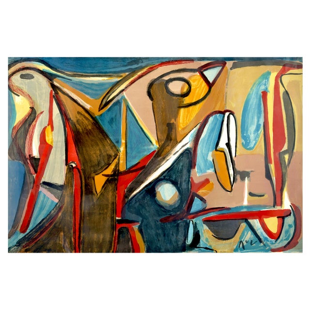 Bram Van Velde, Hatching, Original Lithograph For Sale