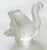 Lalique Lalique France Crystal "Cynget" Swan Cache/Seal Paperweight. For Sale - Image 4 of 9